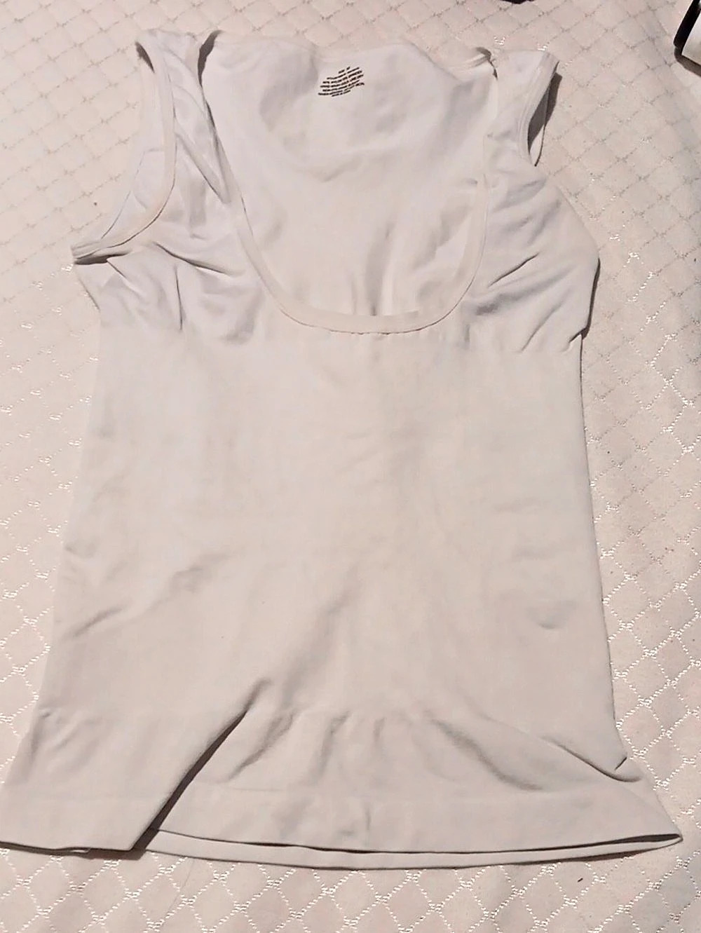 Women's Nylon Tank Top in White Size Medium Like New